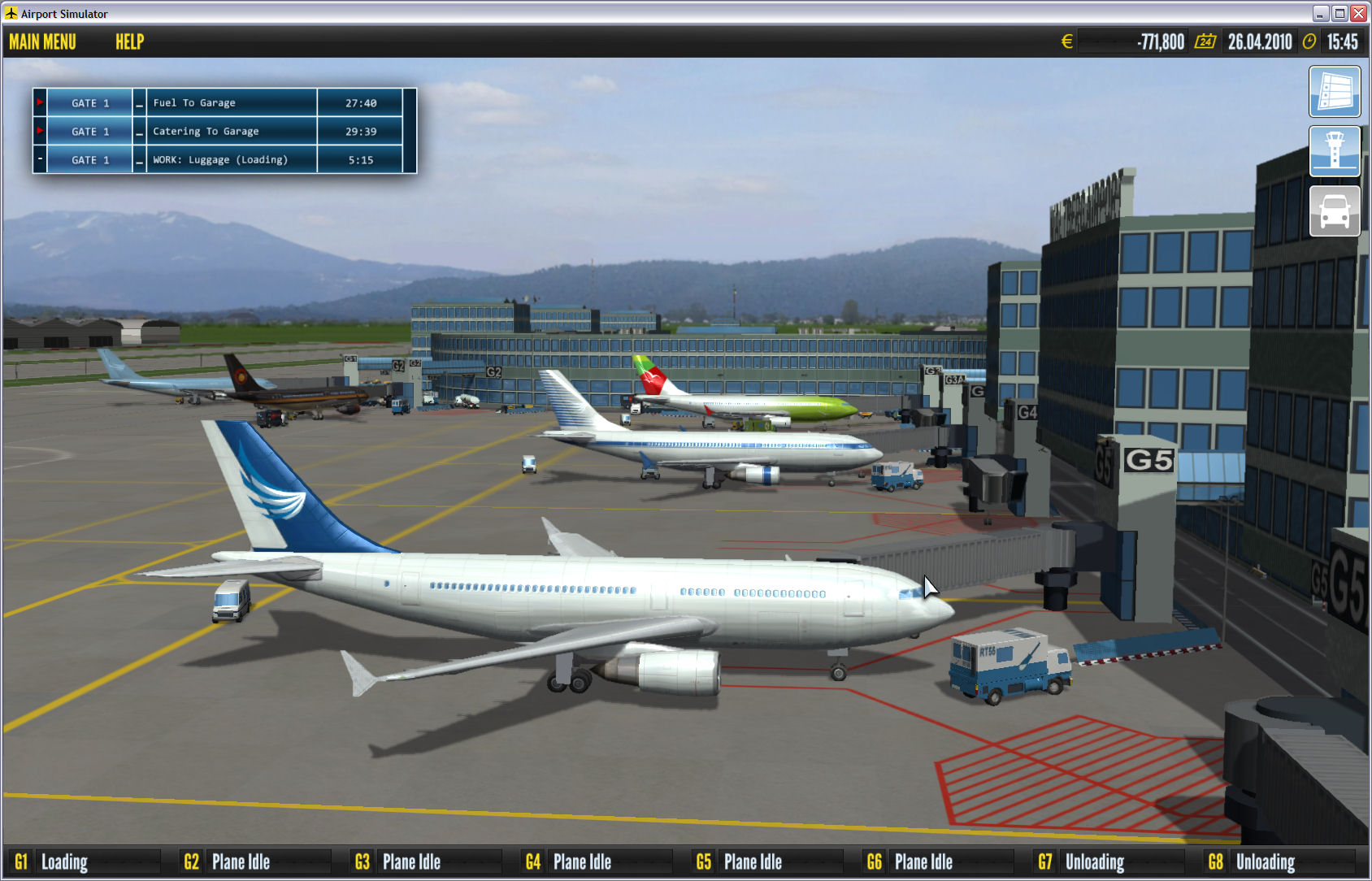 Enarxis Dynamic Media Airport Simulator